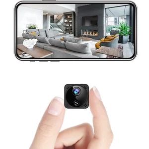 WLAN MINI KAMERA 4K FULL HD VIDEO ÜBERWACHUNGSKAMERA KNOPF CAM HAUS GESCHÄFT NEU - Bild 1 von 22