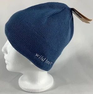 The North Face The Mountain Beanie Wild Health Blue Wing Teal OS nuovo con etichetta - Foto 1 di 10