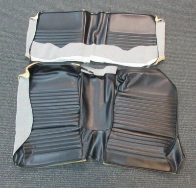 Mustang Fastback 1967 tapizado de asiento trasero negro estándar nuevo Foto 1 de 4