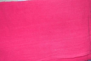 FUSHIA PINK CRINKLE PURE COTTON FABRIC, 100 cm w x 102 cm long, NEW, AUSTRALIAN - Picture 1 of 2