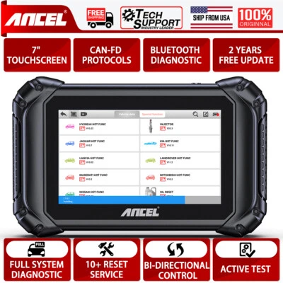 ANCEL V5 BT Full System OBD2 Scanner Bidirectional Car Diagnostic Tool EPB TPMS - Image 1 of 4