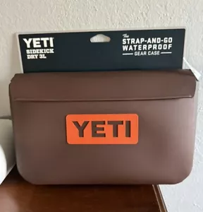 YETI Sidekick Dry 3L Waterproof Gear Case Wetlands Brown & Orange - Picture 1 of 2