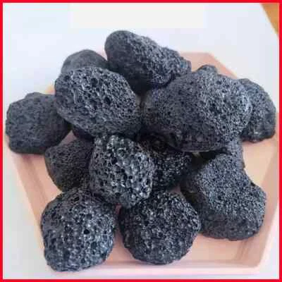 Natural Porous Black Volcanic Stone Lava Rock raw For aquarium decoration - Image 1 of 4