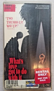 What's Love Got to Do With It - VHS - Hollywood Video - Tags Slip Box Stickers - Picture 1 of 7