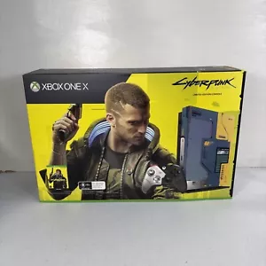 🔥SEALED🔥MICROSOFT XBOX ONE X CYBERPUNK 2077 LIMITED EDITION CONSOLE 1TB - Picture 1 of 16