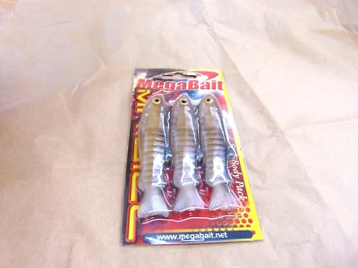 Mega Bait Brown Shad Body Pack señuelos Mr. Bill #12 señuelos Foto 1 de 2