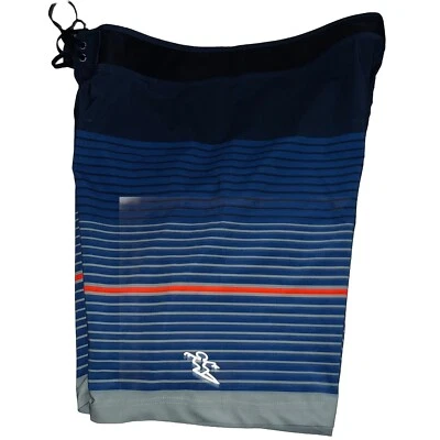 Da Hui Surf Shorts Mens Size 38 Pockets Zipper Beach Swim Hawaii Lace Hook Loop - Image 1 of 4