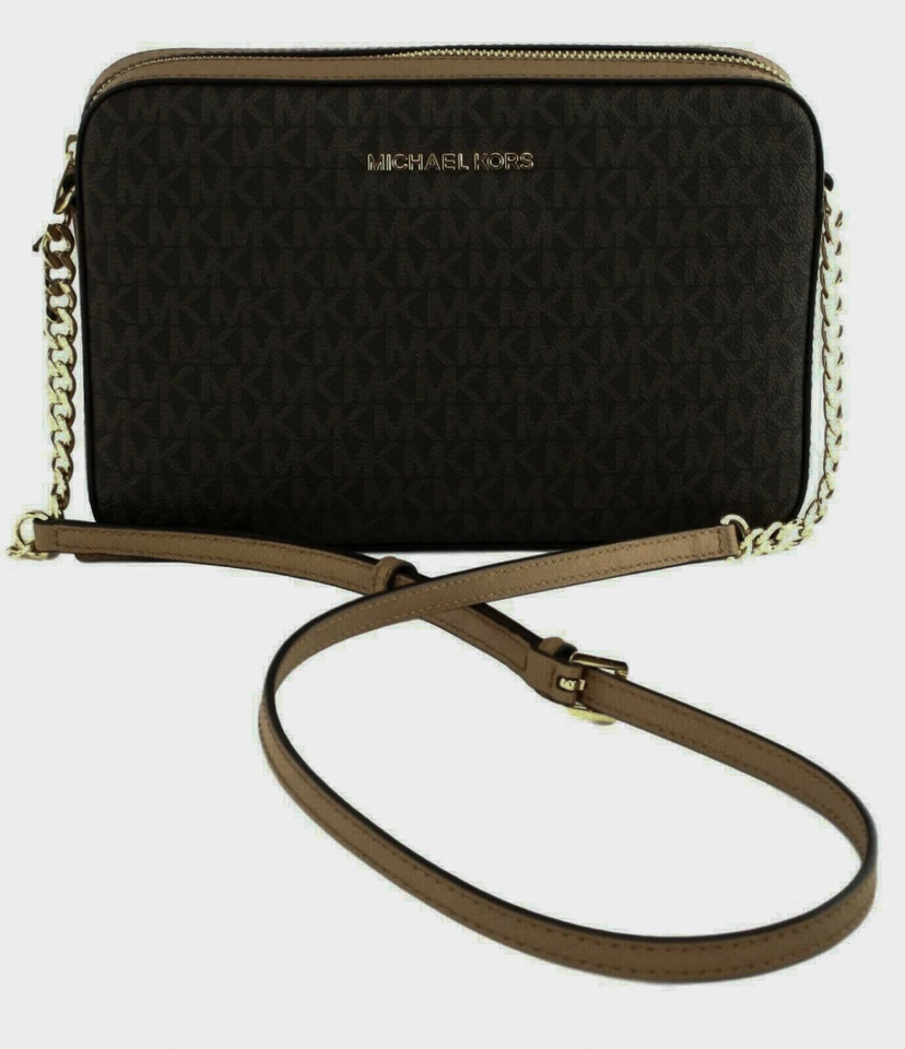 Michael Kors Bag Jet Set Item LG EW Crossbody Brown 35F8GTTC3B