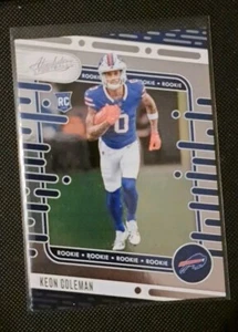 Panini Absolute Football 2024 Keon Coleman RC Bills #133 NFL Trading Card - Bild 1 von 1