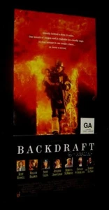 Original BACKDRAFT United International Release Best Graphics AUSTRALIAN DAYBILL - Picture 1 of 1