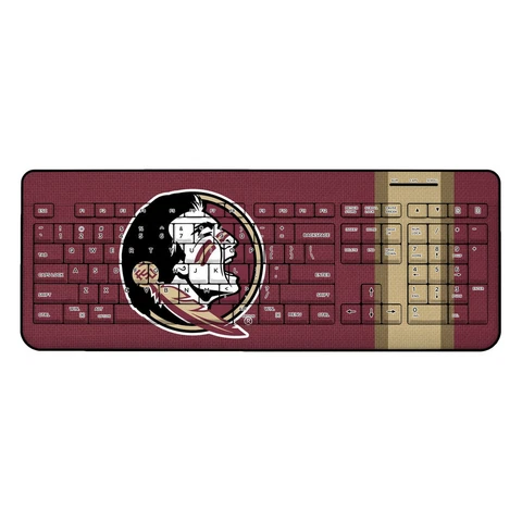 Florida State Seminoles Mascot Stripe Wireless USB Keyboard Cover