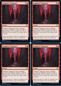 MTG - 4x VAMPIRES' VENGEANCE - Innistrad: Crimson Vow (U) - Picture 1 of 1