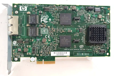 HP nc380t dual port gigabit adapter controller PCI Ex 374443 012393 012392  #Q02 - Immagine 1 di 4