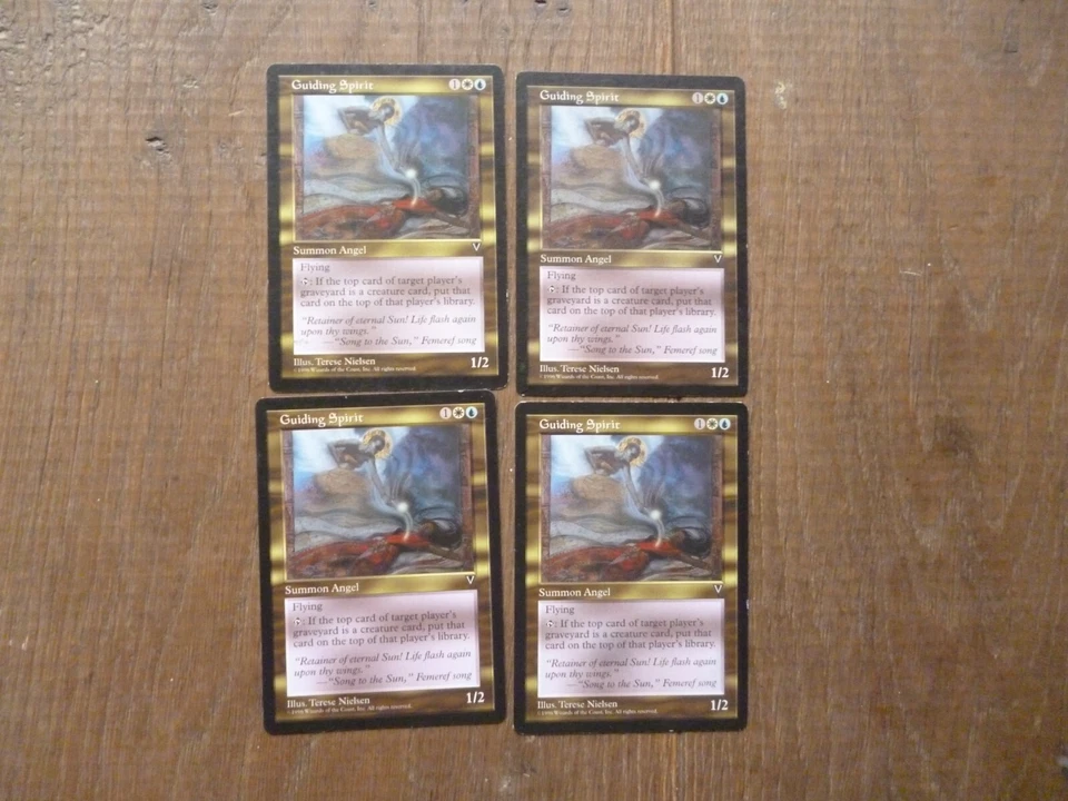 MTG 4 x Guiding Spirit Rare Visions Magic The Gathering playset card - Image 1 of 1