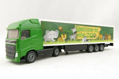 Siku 1627 - Volvo FH04 Globetrotter Truck with Box Trailer - Zoo H0 Scale 1:87 - Image 1 of 4
