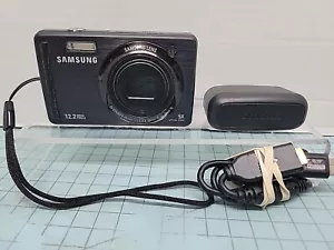 Samsung PL70 12.2MP 5x Optical Zoom CCD Digitalkamera - Schwarz Getestet - Bild 1 von 15
