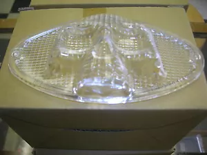HARLEY CUSTOM CHOPPER BOBBER CATEYE 3 D SKULL TAILLIGHT LEN CLEAR & red bulb - Picture 1 of 7