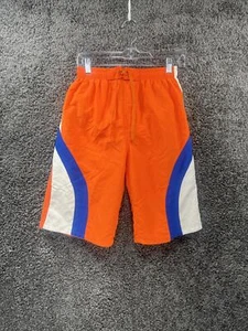 Sand N Sun Boys/Youth Size L (12-14) Orange and Blue Swim Trunks Knee Length - Picture 1 of 9