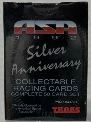 SEALED 1992 ASA Silver Anniversary Collectable Racing Cards Complete 50 Card Set - Image 1 of 2