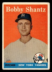 1958 Topps #419 Bobby Shantz - Sehr guter Zustand *TedsCardShack* - Bild 1 von 2