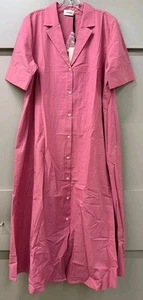 Hemdblusenkleid OTTOD'AME rosa A-Linie - UK 10 / IT 42 - 195£ - Bild 1 von 10