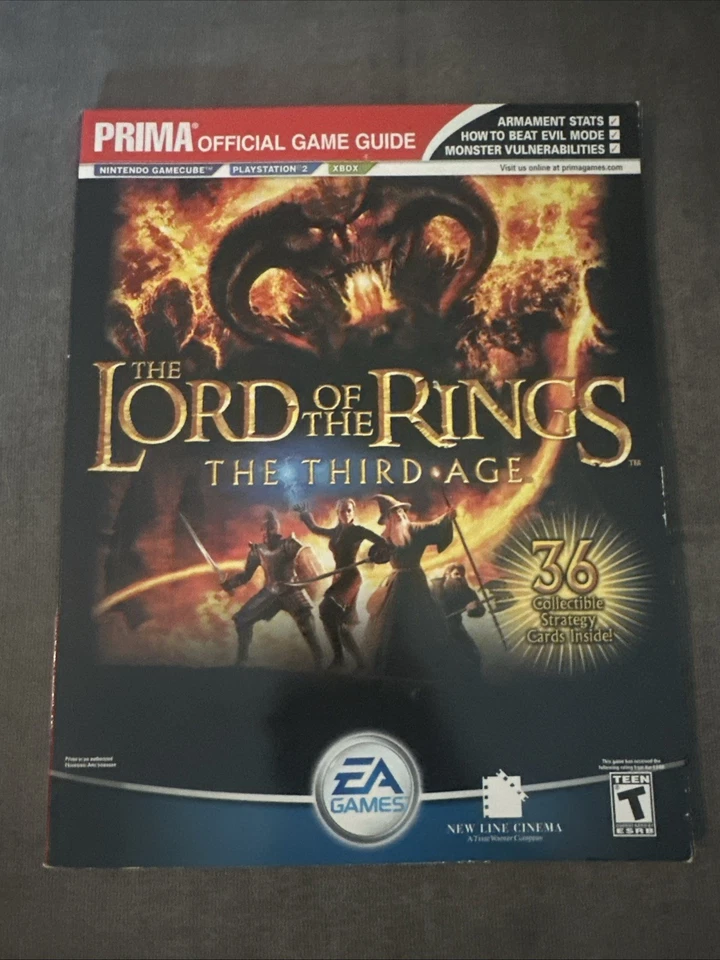 The Lord of the Rings The Third Age Offical Game Guide used - Image 1 of 1
