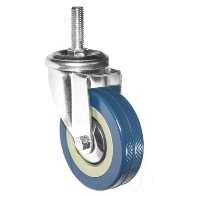 1 Stück 360° Lenkrolle 75mm - M10 Möbelrollen Schwerlastrollen mit Gewinde - Bild 1 von 4