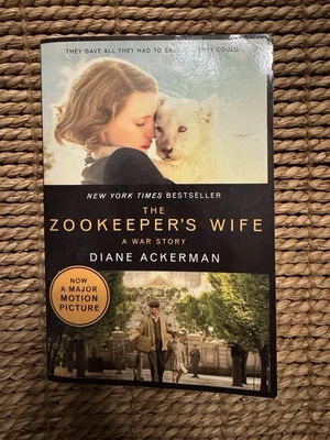 The Zookeeper’s Wife Diane Ackerman Movie Tie-In Paperback VG Cond Marking Foto 1 de 3