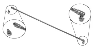 Steinjager for 1/4-28 Carburetor LInkage 25.00 Inches Long - Bild 1 von 4