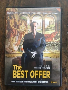 THE BEST OFFER … GEOFFREY RUSH, JIM STURGESS, GUISEPPE TORNATORE ... DVD - Picture 1 of 3