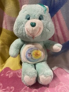 13" PLUSH VINTAGE 1980s BLUE MOON NIGHT STAR BEDTIME CARE BEAR COLLECTIBLE TOY - Picture 1 of 5