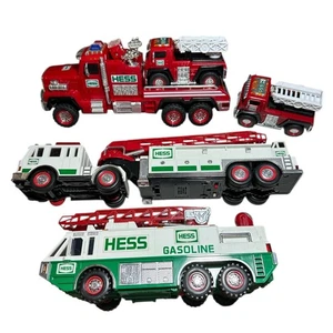 Lot of 4 Vintage HESS Firetrucks with Lights & Sounds- 1996, 2015, 2000 *READ* - Picture 1 of 10