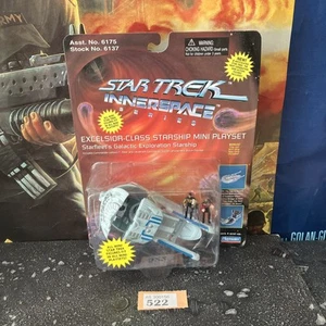 Mini juego Star Trek Innerspace 1995 Playmates sin usar, en caja, clase Excelsior Starship - Imagen 1 de 7