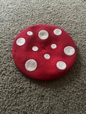 蘑菇贝雷帽可爱洛丽塔卡哇伊帽复古画家帽子女孩 — 第 1/3 张图片