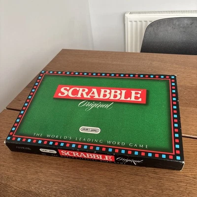 Scrabble Vintage Spear's Original Board Game Family Game 1988 Complete  - Image 1 of 4