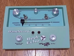 Pedal efecto guitarra Danelectro Reel Echo DTE-1 cinta eco usado probado - Imagen 1 de 4