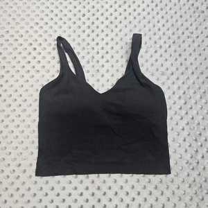 Lululemon Align geripptes Damen-Tanktop schwarz Größe 6 - Bild 1 von 5