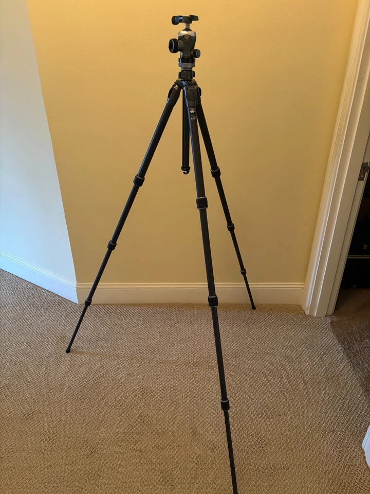 Trípode de fibra de carbono Gitzo GK1542-82QD Mountaineer Serie 1 con cabeza esférica y bolsa! Foto 1 de 4