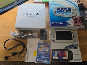 PlayStation PS Vita Wi-Fi Model Ice Silver Rare pch-1000 EXCELLENT COND. SELLER - Picture 1 of 12