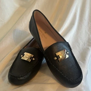 Neu Kate Spade New York "Carmen" bequeme weiche schwarze Leder Halbschuhe Schuhe Größe 8 - Bild 1 von 8
