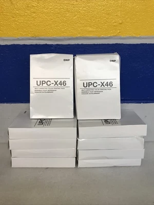 DNP 10UPC-X46 10 Pack Self-Laminating Color Print Pack Sony UP-DX100 UPC-X46 New - Image 1 of 3