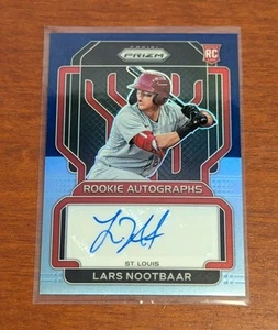 2022 Panini Prizm Rookie Autograph Carolina Blue Lars Nootbaar Auto /25 - Bild 1 von 2