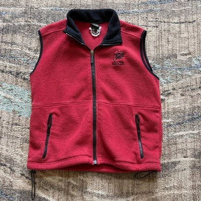 Chaleco polar rojo ámbar ale de colección para hombre nuevo cervecería belga Fat Tire talla mediana Foto 1 de 4