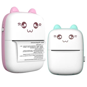 Bluetooth Mini Pocket Thermal Printer Label Printing Machine Home Office Gift - Picture 1 of 12