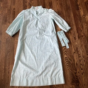 VINTAGE THE LILLY LILLY PULITZER BLUE PRINT DRESS with BELT size M - Picture 1 of 9