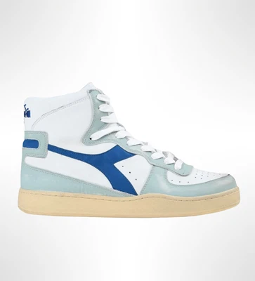 Diadora Heritage Mi Basket Used Herren High Sneaker - Vintage Leder