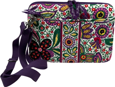 Mini estuche rígido para computadora portátil Vera Bradley púrpura/multicolor Viva la Vera Foto 1 de 4