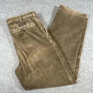 Pantalones Abercrombie & Fitch Para Hombre 34x34 Marrón Pana Calce Relajado De Colección Y2K Años 90 - Imagen 1 de 9