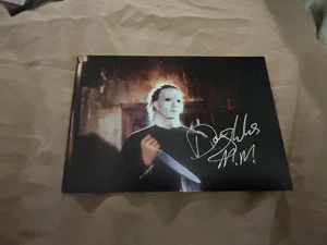 DON SHANKS Signed 4x6 Photo HALLOWEEN 5 MOVIE MICHAEL MYERS AUTOGRAPH - Picture 1 of 1