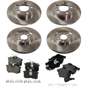 Front & Rear Brake Disc Rotors and Pads Kit for VW Sedan Audi TT Jetta Golf 2002 - Picture 1 of 12